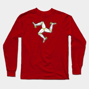 Isle Of Man Manx Flag 3 Legs Of Man Long Sleeve T-Shirt